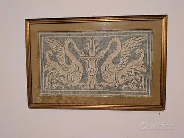 uncinetto quadro fatto a mano