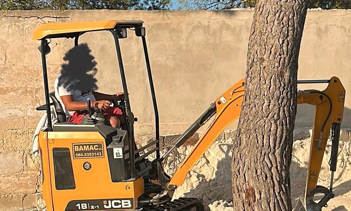 Mini escavatore jcb18z nuovo