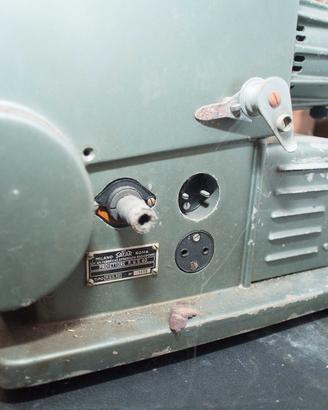 proiettore vintage safar con valigia e custodia