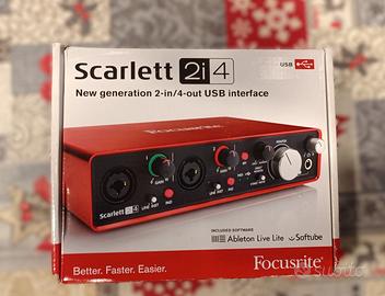 Focusrite Scarlett 2i4 – II Gener. - Scheda Audio