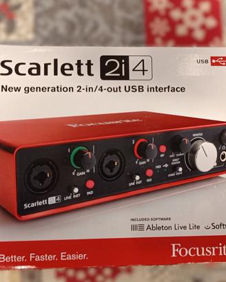Focusrite Scarlett 2i4 – II Gener. - Scheda Audio