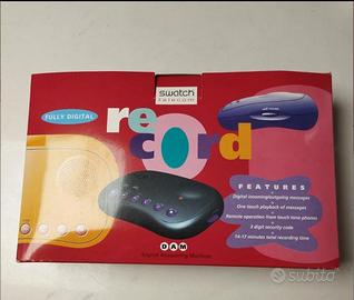 Segreteria telefonica Swatch anni 90.