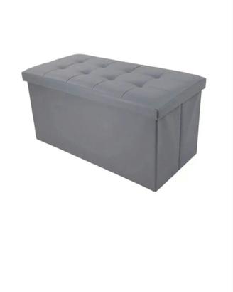 Contenitore ecopelle Grigio 