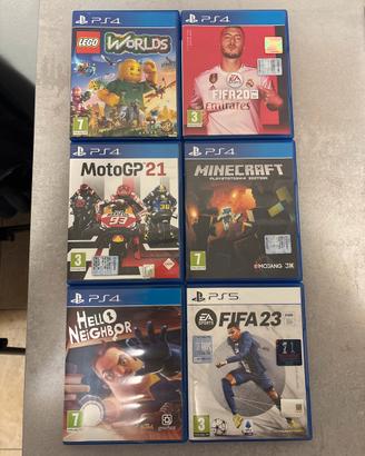 Giochi Playstation 4 e playstation 5