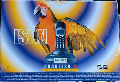 Telefono SWATCH CORDLESS II ISDN Vintage Anni 90