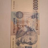 banconota da 10.000 lire.