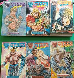 Fumetti Cyber Blue ( Ryuichi Mitsui , Tetsuo Hara)