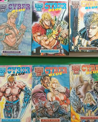Fumetti Cyber Blue ( Ryuichi Mitsui , Tetsuo Hara)
