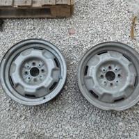 2 cerchi in ferro da 5,5x14 lancia beta berlina