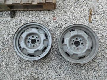 2 cerchi in ferro da 5,5x14 lancia beta berlina