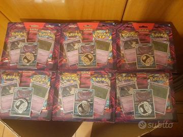 X 6 Pokémon Blister 2 Buste Gengar, Marshadow e Mi