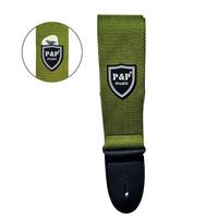 P&P Music tracolla per chitarra con porta plettro