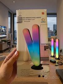 Coppia Luci LED Smart RGBIC e Compatibile Alexa/Go