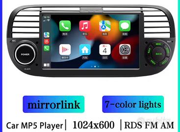 Carplay stereo per fiat 500