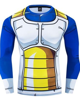 T-Shirt Maglia Unisex per Cosplay DBZ Vegeta Goku