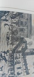 antica stampa di Bergamo rarissima xilografia 