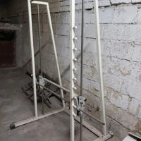 Rack per panca con bilanciere smith machine