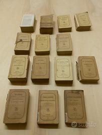 Lotto 14 volumi Biblioteca Diamante 1858 - 1866