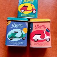 Scatoline Metallo Vespa 3 pezzi da Collezione