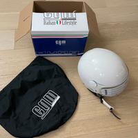 Casco bambino bambina junior jet bianco