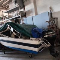 Barca open 4,70m con motore 40Cv