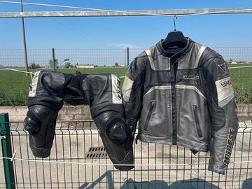 Tuta moto dainese pelle divisibile taglia 50