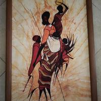 Quadro con cornice in legno Etnico 