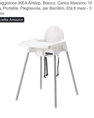 Seggiolone e sgabellino ikea