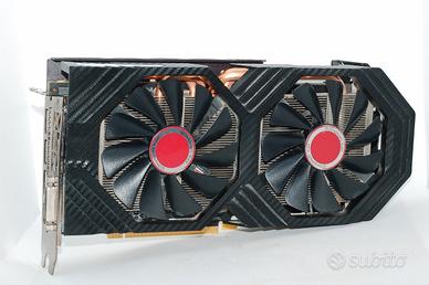scheda video GPU RX590 8gb RAM gddr5 gaming PC XFX