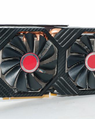 scheda video GPU RX590 8gb RAM gddr5 gaming PC XFX