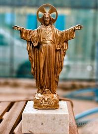 SACRO CUORE DI GESÙ IN BRONZO