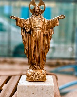 SACRO CUORE DI GESÙ IN BRONZO