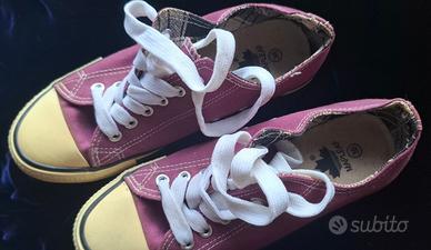 Sneaker in tela MAPLEAF Bordeaux / Prugna-Taglia36