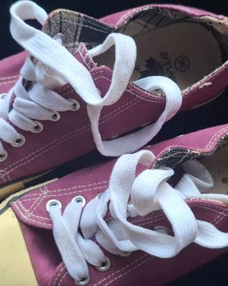 Sneaker in tela MAPLEAF Bordeaux / Prugna-Taglia36