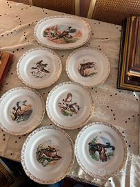 Richard Ginori. Servizio Cacciagione in Porcellana