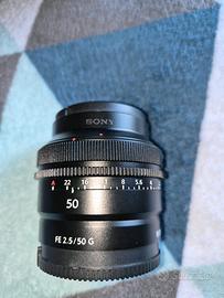 Sony FE 50 2.5 G Perfetta 