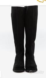 stivali lunghi camoscio Roberto festa 