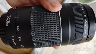 obiettivo Canon 75-300 serie III