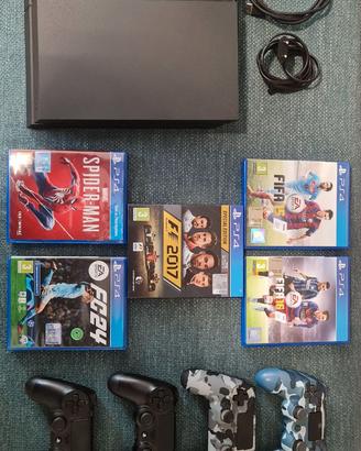 Consolle Ps4 500gb + giochi + controller