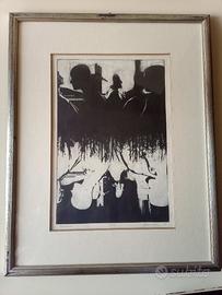 Acquaforte di Liliana Gramberg: "Dreams" 1975