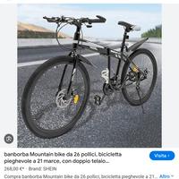 MTB PIEGHEVOLE DA 26