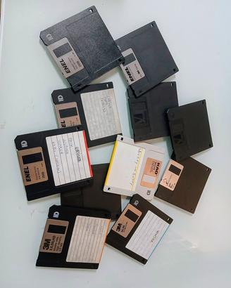 Lotto 11 Floppy Disk 3.5" Alta Densità (HD) - Vint