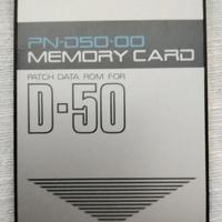 CARD ROLAND D50 -00 ORIGINALE
