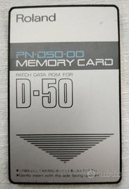 CARD ROLAND D50 -00 ORIGINALE