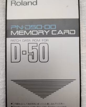 CARD ROLAND D50 -00 ORIGINALE