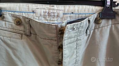 pantaloni Zara uomo taglia 42