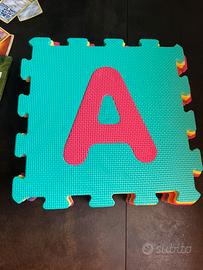 Tappeto morbido lettere
