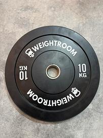 Set dischi bumper gommati NUOVI 150 kg