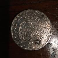 Scudo argento Carlo Felice Lire 5 1825