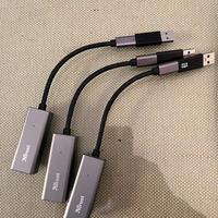 N. 3 Adattatori Ethernet  USB  Trust + m.10 cavo